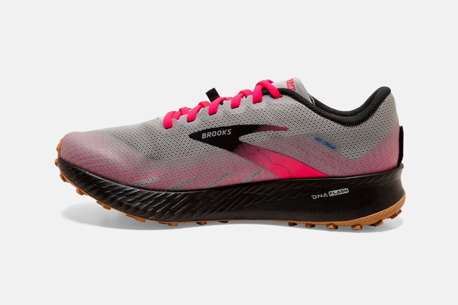 Catamount Trail Brooks Running Shoes NZ Womens - Navy/Pink - ZOIKCU-048